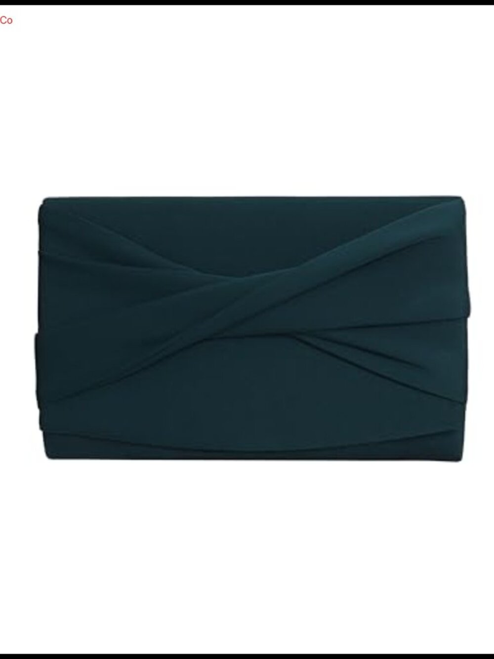 Satin Evening Clutch Purse Pleated Crisscross Women's Formal Bag